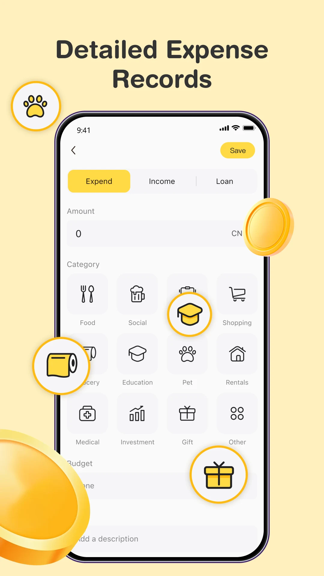 Money Saver - Budget & Expense screenshot